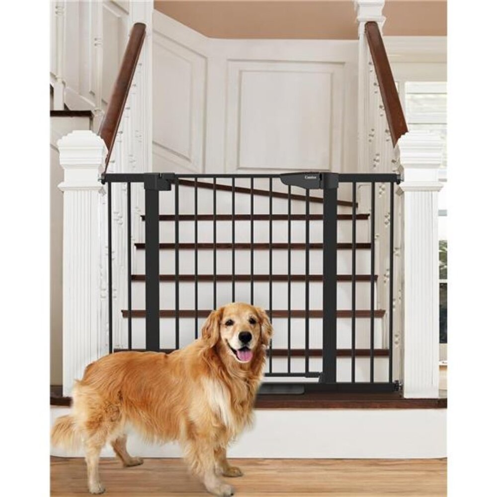 29.7-46" Baby Gate for Stairs, Mom's Choice Awards Winner-Auto Close Dog Gate